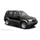 Пороги алюминиевые чёрные для Suzuki Escudo 1997-2005