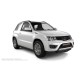 Пороги алюминиевые чёрные для Suzuki Grand Vitara 2005-2011 3 двери