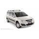 Пороги с площадкой нержавеющий лист с проступью для Lada Largus Cross 2014-2021