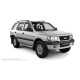 Пороги с площадкой нержавеющий лист с проступью для Opel Frontera B 1998-2003