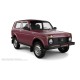 Пороги алюминиевые с нержавеющей площадкой для ВАЗ 4x4 Urban 5 дверей 2015-2021