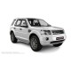 Пороги алюминиевые с нержавеющей площадкой для Land Rover Freelander 2006-2014