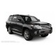 Пороги алюминиевые с нержавеющей площадкой для Toyota Land Cruiser 200 TRD 2019