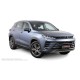 Пороги алюминиевые чёрные для Exeed LX 2022-2024