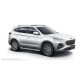 Пороги алюминиевые с нержавеющей площадкой для  JAC S7 2020-2024