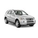 Пороги алюминиевые ОЕМ BMW-стиль для Mercedes ML W164 2005-2011