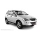 Пороги алюминиевые ОЕМ BMW-стиль для SsangYong Kyron 2007-2015