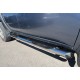 Пороги труба с накладками для Mitsubishi L200 2006-2019