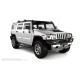 Пороги алюминиевые в полоску для Hummer H2 2002-2009