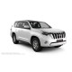 Пороги алюминиевые в полоску для Toyota Land Cruiser Prado 150 2013-2017