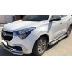 Пороги с площадкой чёрный алюминиевый для Chery Tiggo 4 2018-2024 для Chery Tiggo 4 2018-2024