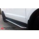 Пороги с площадкой алюминиевый лист для Hyundai Santa Fe Classic 2007-2012