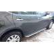 Пороги с площадкой алюминиевый лист для Nissan X-Trail T32 2018-2022