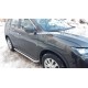 Пороги с площадкой алюминиевый лист для Nissan X-Trail T32 2018-2022