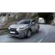 Пороги с площадкой алюминиевый лист для Lexus NX-200/200t/300/300h 2014-2017