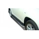 Пороги с площадкой алюминиевый лист для Toyota Highlander 2007-2010
