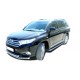 Пороги с площадкой алюминиевый лист для Toyota Highlander 2007-2010