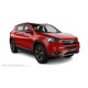 Пороги алюминиевые чёрные для Chery Tiggo 7 Pro 2020-2024