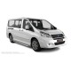 Пороги с площадкой нержавеющий лист с проступью для Fiat Scudo 2007-2016