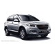 Пороги алюминиевые чёрные для Haval H6 2014-2020
