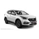 Пороги с площадкой нержавеющий лист с проступью для Hyundai Santa Fe 2015-2018