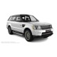 Пороги с площадкой нержавеющий лист с проступью для Range Rover Sport 2005-2013