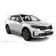 Пороги алюминиевые с нержавеющей площадкой для Kia Sorento 2020-2024