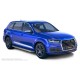 Пороги с площадкой нержавеющий лист с проступью для Audi Q7 2015-2024