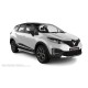 Пороги алюминиевые с нержавеющей площадкой для Renault Kaptur 2016-2022
