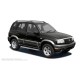 Пороги алюминиевые с нержавеющей площадкой для Suzuki Escudo 1997-2005