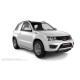 Пороги алюминиевые с нержавеющей площадкой для Suzuki Grand Vitara 2005-2011 3 двери