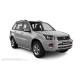 Пороги алюминиевые с нержавеющей площадкой для Toyota Rav4 5 дверей 2000-2005