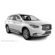 Пороги алюминиевые ОЕМ BMW-стиль для Infiniti JX35 2012-2014