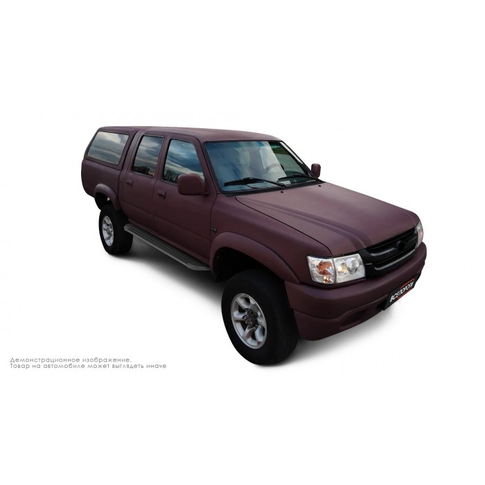 Пороги алюминиевые в полоску для Great Wall Deer G3 Pickup 2005-2009