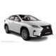 Пороги алюминиевые в полоску для Lexus RX-200t/350/450h 2015-2024