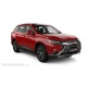 Пороги алюминиевые в полоску для Mitsubishi Outlander 2015-2018
