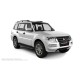 Пороги алюминиевые в полоску для Mitsubishi Pajero 2006-2024