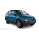 Пороги алюминиевые в полоску для SsangYong Actyon 2006-2009