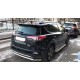 Пороги с площадкой алюминиевый лист для Toyota RAV4 2015-2019