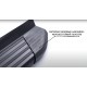 Пороги алюминиевые чёрные для Porsche Cayenne 2003-2010
