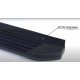 Пороги алюминиевые чёрные для Porsche Cayenne 2003-2010