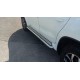 Пороги Эстонец с площадкой алюминиевый лист для Renault Duster 2011-2015