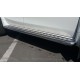 Пороги Эстонец с площадкой алюминиевый лист для Renault Duster 2011-2015
