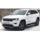 Пороги с площадкой алюминиевый лист для Jeep Grand Cherokee 2017-2021