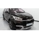 Пороги с площадкой чёрный алюминиевый лист для Chery Tiggo 8 2020-2024