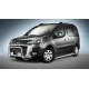 Пороги с площадкой чёрный алюминиевый лист для Peugeot Partner Tepee 2008-2018