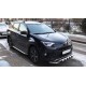 Пороги с площадкой алюминиевый лист для Toyota RAV4 2015-2019