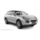 Пороги алюминиевые чёрные для Porsche Cayenne 2003-2010