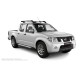 Пороги алюминиевые ОЕМ BMW-стиль для Nissan Navara D40 2005-2015