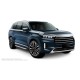 Пороги алюминиевые ОЕМ BMW-стиль для Exeed LX 2022-2024